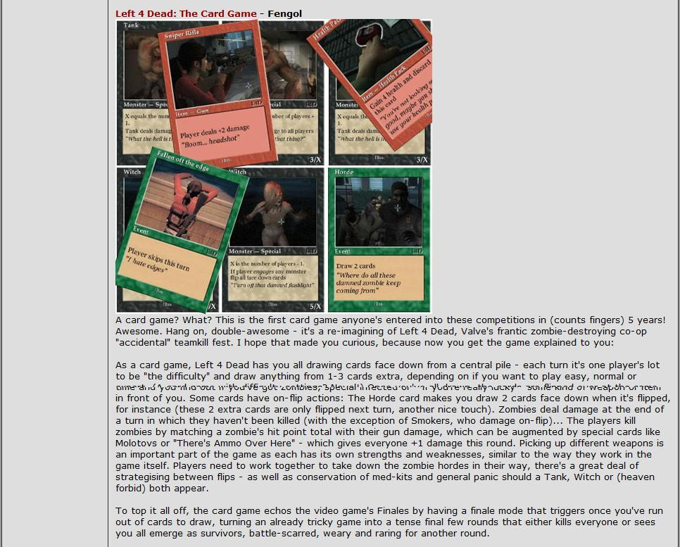 Left 4 Dead Card Game (itch) - кадр 3