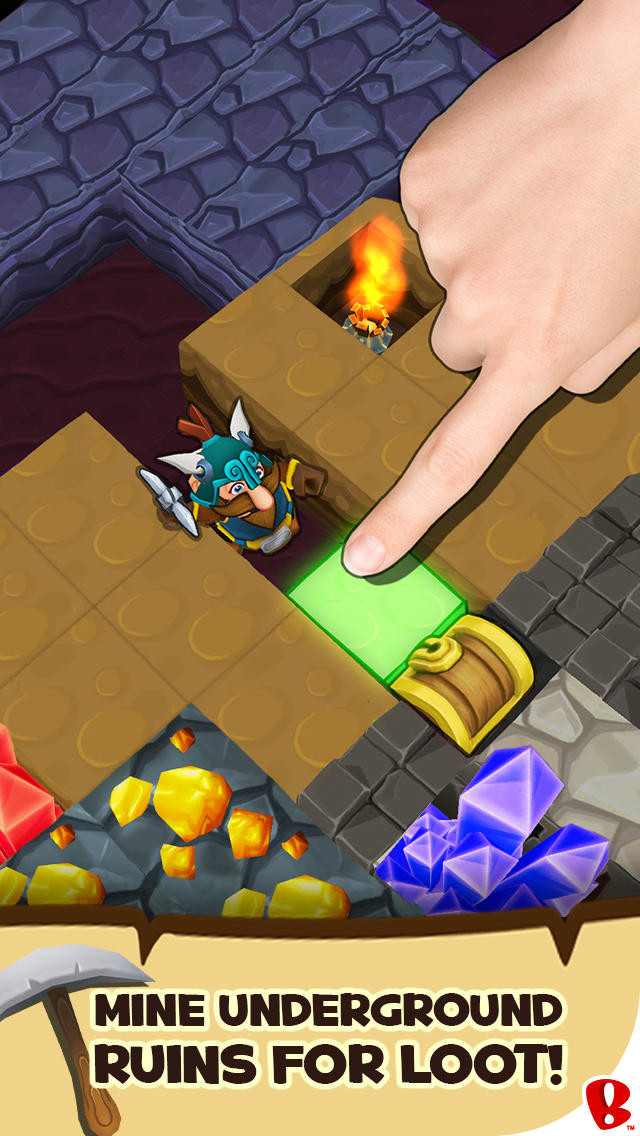 Dwarven Den - The Mining Puzzle Game - кадр 3