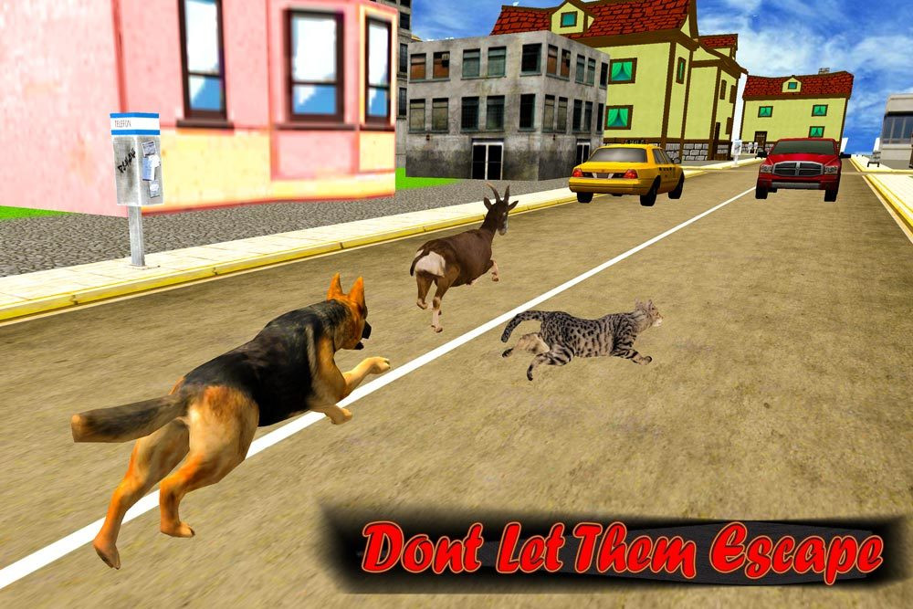 Angry Dog City Attack Sim (itch) - кадр 1