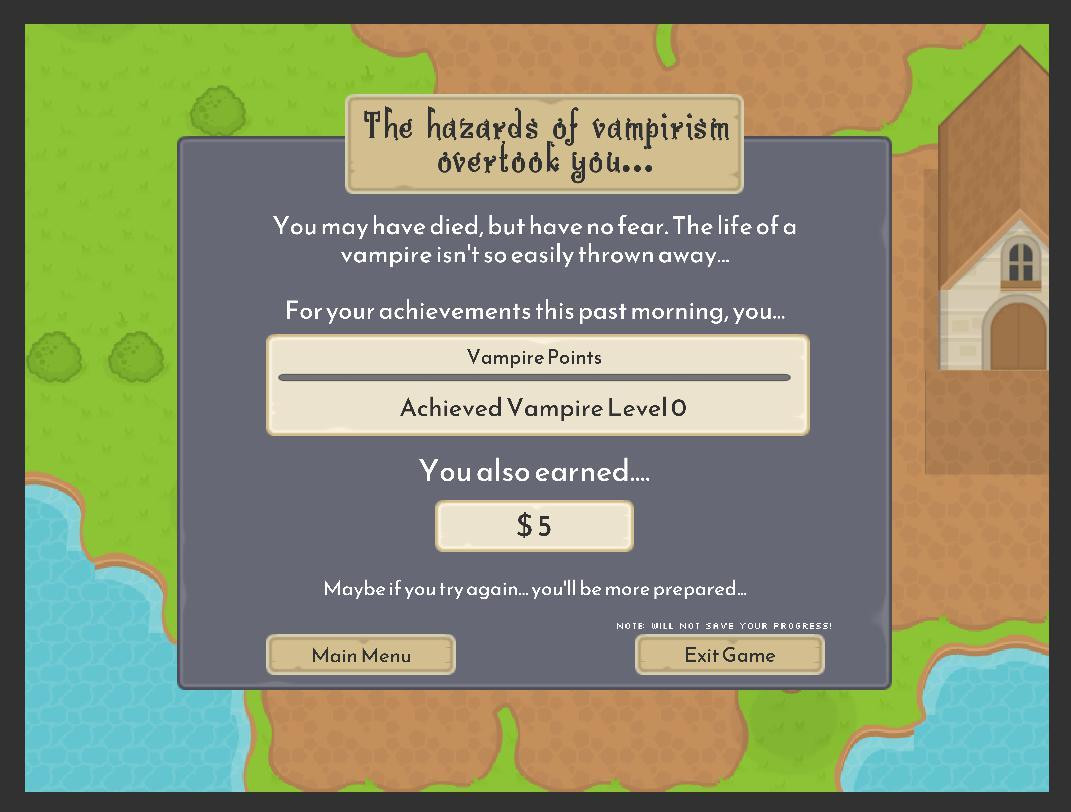 Vampire's Paper Route (itch) - кадр 3