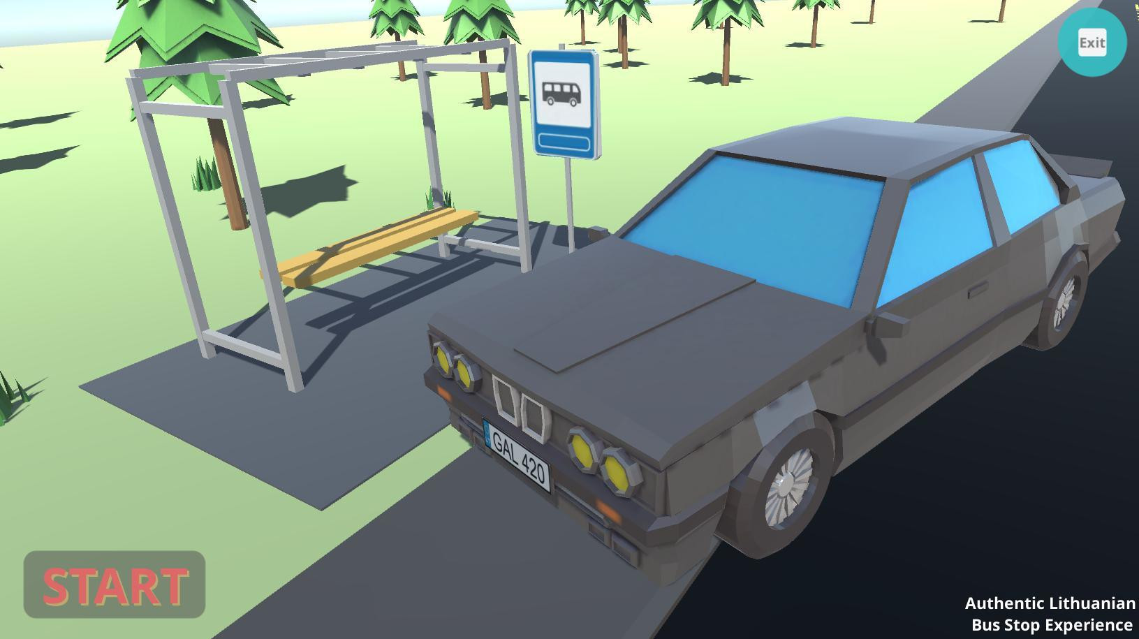 Lithuanian Bus Stop Sim (itch) - кадр 2