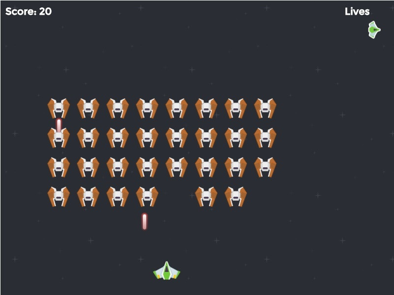 Space Invaders - Test (itch) - кадр 2