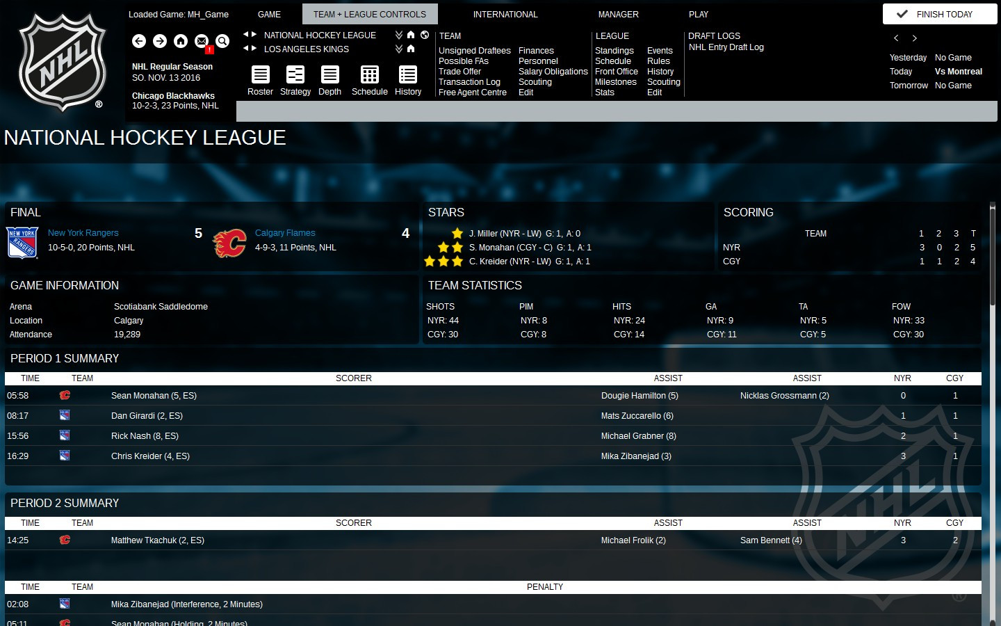 Franchise Hockey Manager 3 - кадр 7