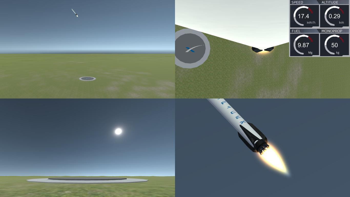 Space X Rocket Landing Simulation (itch) - кадр 3