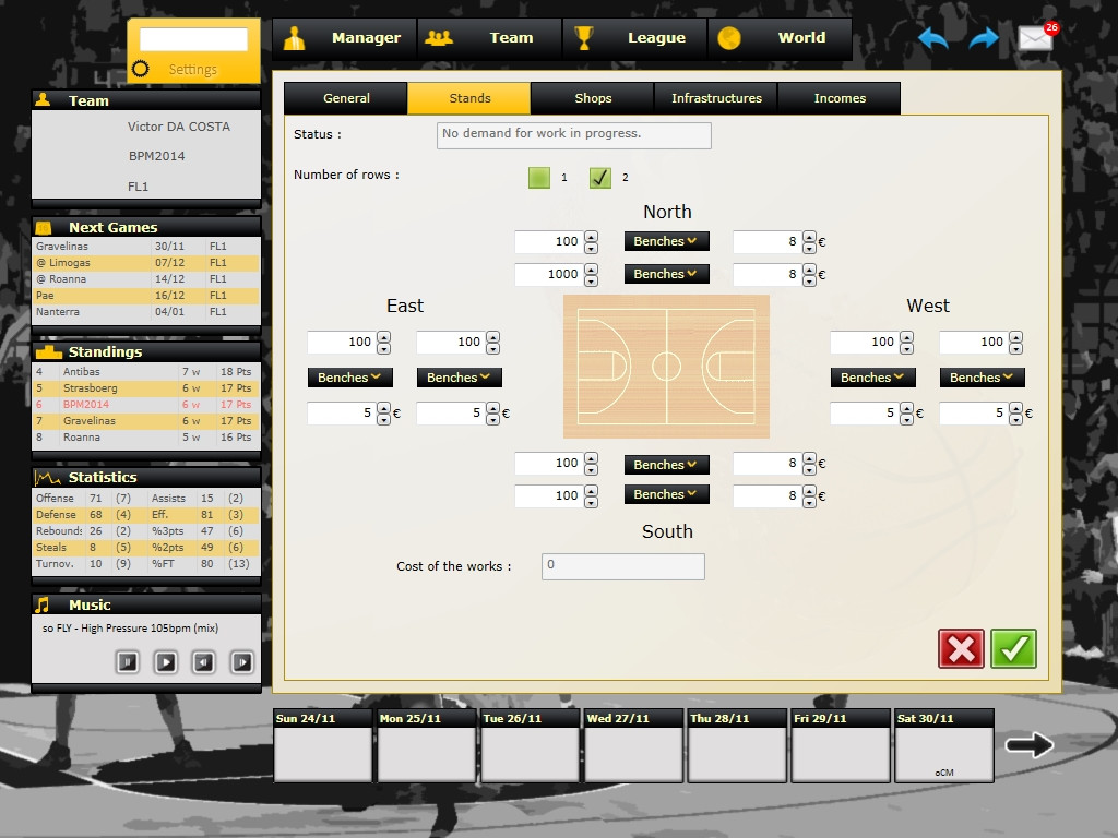 Basketball Pro Management 2014 - кадр 5