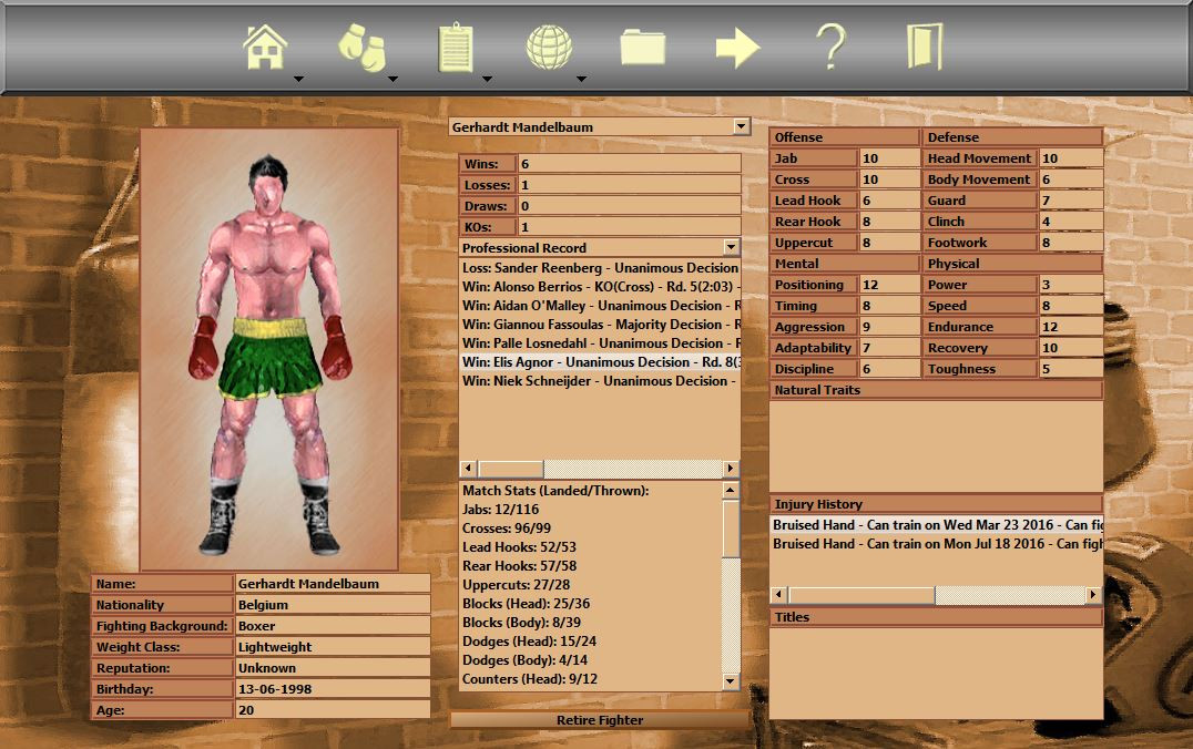 World Boxing Manager - кадр 4