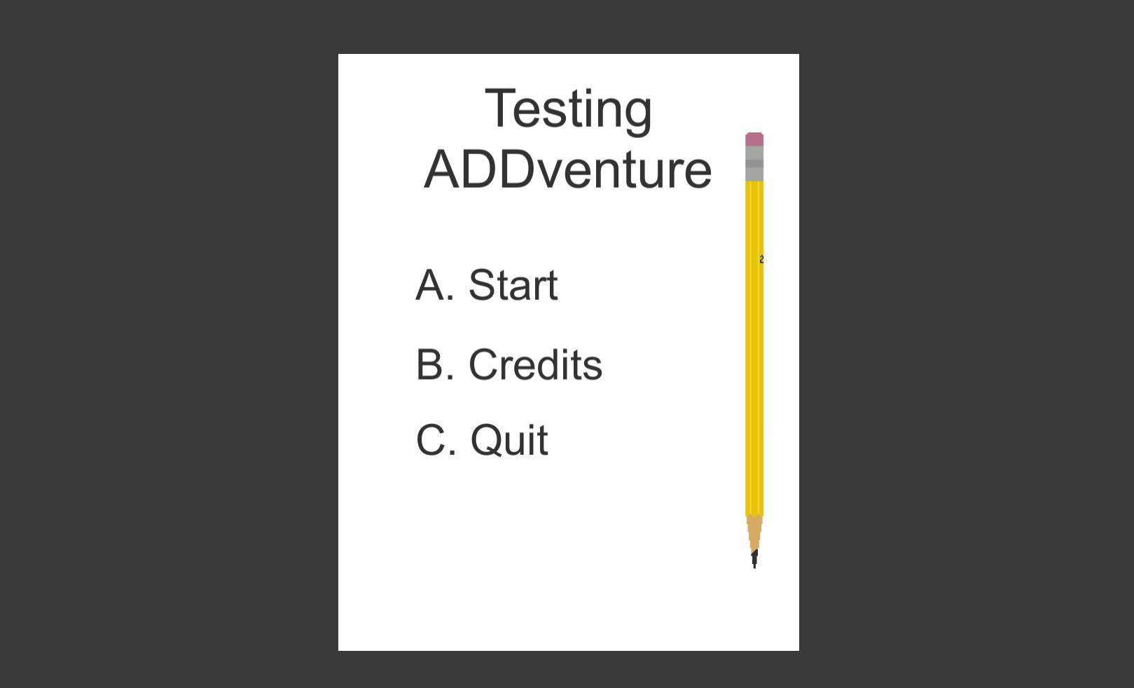 Testing ADDventure (itch) - кадр 3