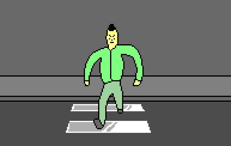 Bad boy wants to cross the street (itch) - кадр 1