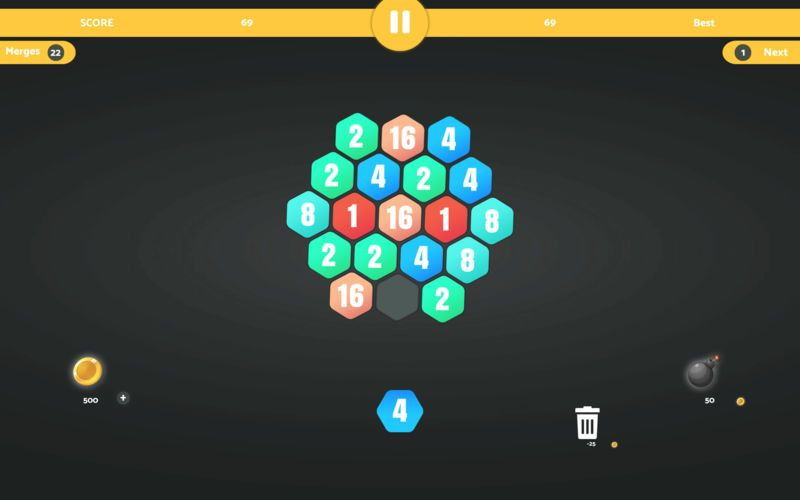 Launch & Merge: Hexa Puzzle - кадр 3