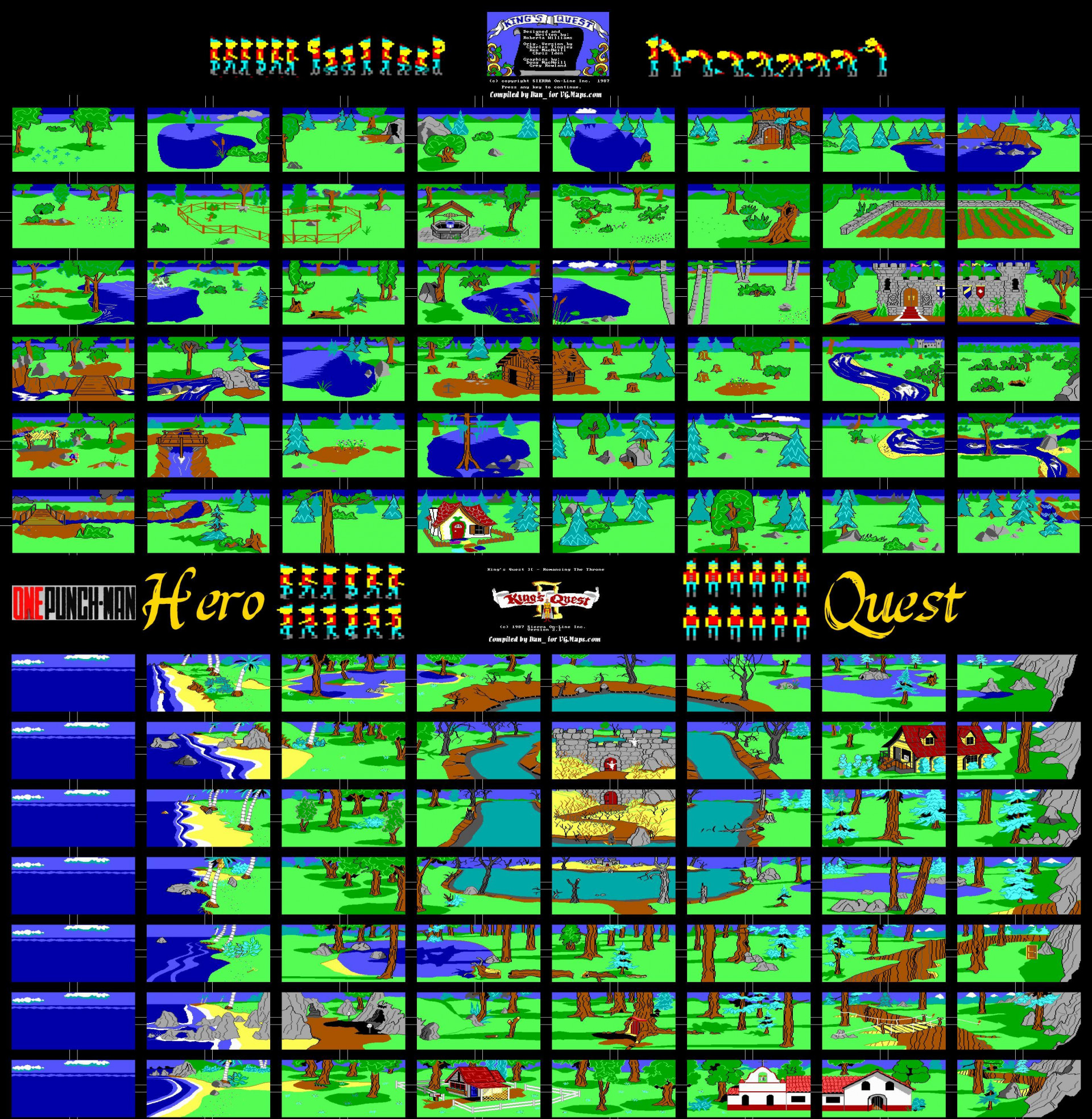 Hero Quest 1-2 - Kings Quest 1-2 AGI Hack (itch) - кадр 1