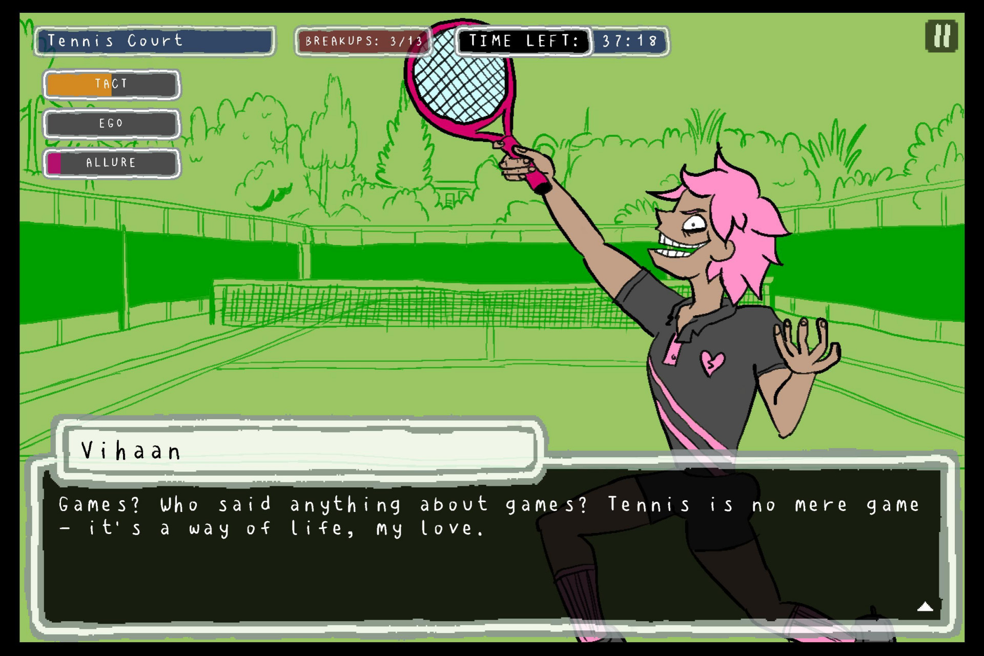 Heartbreak High: A Break-Up Simulator (itch) - кадр 3