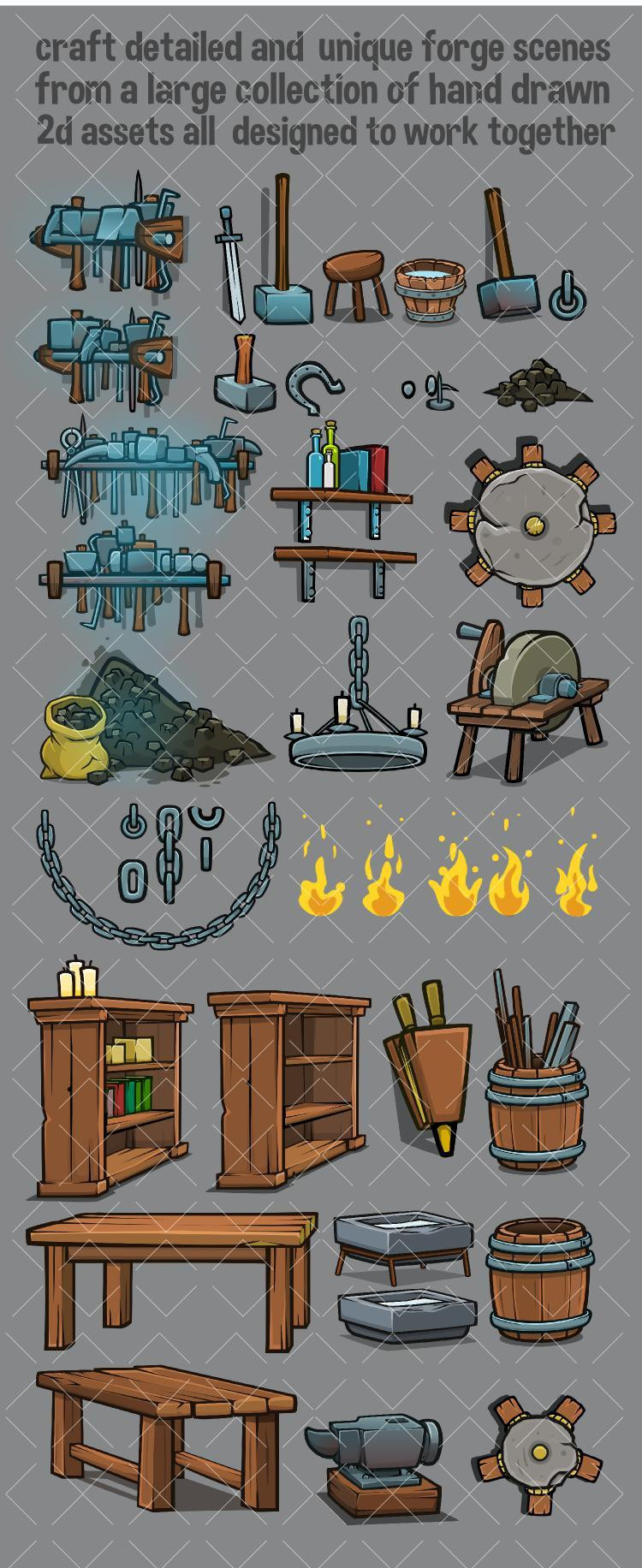 Forge scene creation pack (itch) - кадр 2