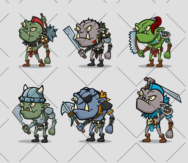 Mega orc pack (itch) - кадр 1