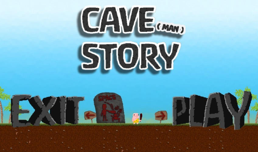 Cave(man) Story - LD36 Entry (itch) - кадр 1