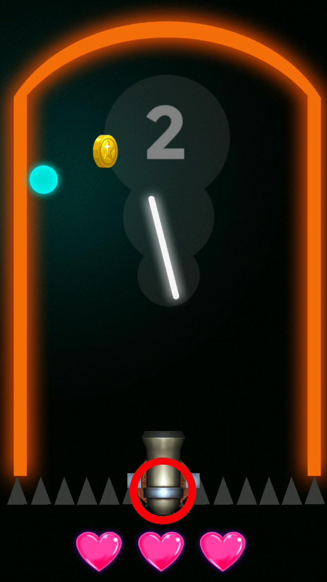 Glow Ball: Bouncy wall (itch) - кадр 7