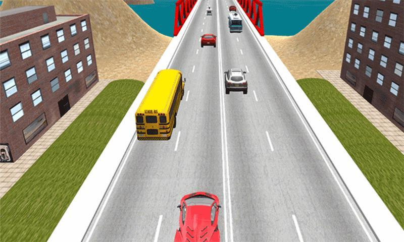 Traffic Car Race 3D (itch) - кадр 2