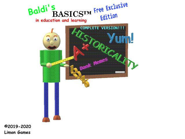 Baldi's Basics - Free Exclusive Edition: Full Game Complete Edition (itch) - кадр 6