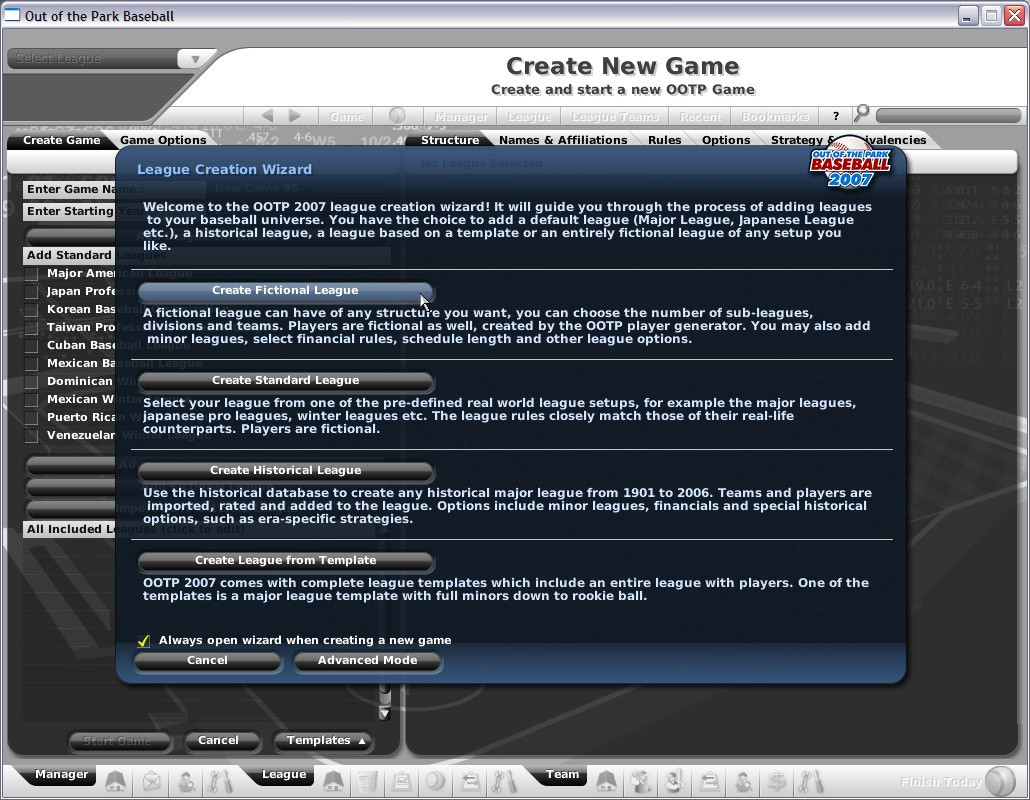 Out of the Park Baseball 2007 - кадр 7