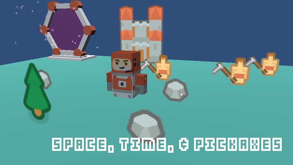 Space, Time, and Pickaxes (itch) - кадр 1