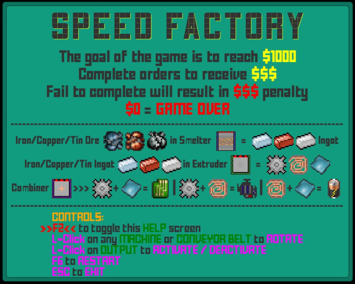Speed Factory (itch) - кадр 1