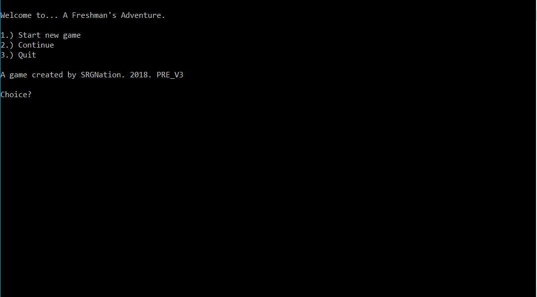 A Freshman's Adventure (itch) - кадр 1