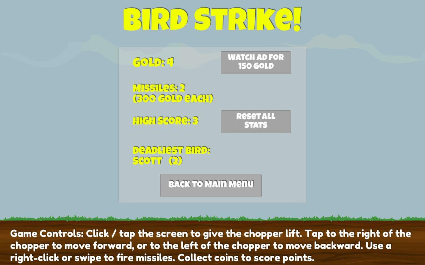 Bird Strike for Android (itch) - кадр 1