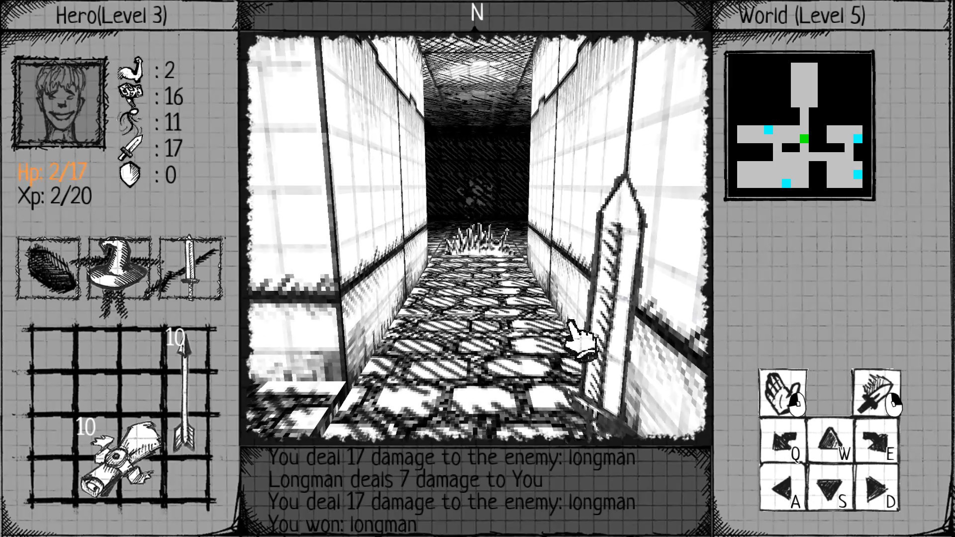 Drawngeon: Dungeons of Ink and Paper - кадр 4