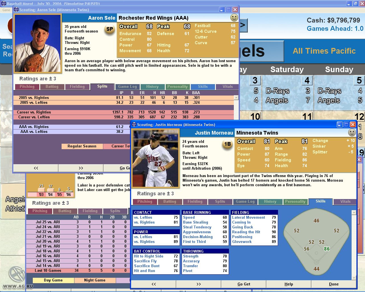 Baseball Mogul 2007 - кадр 12