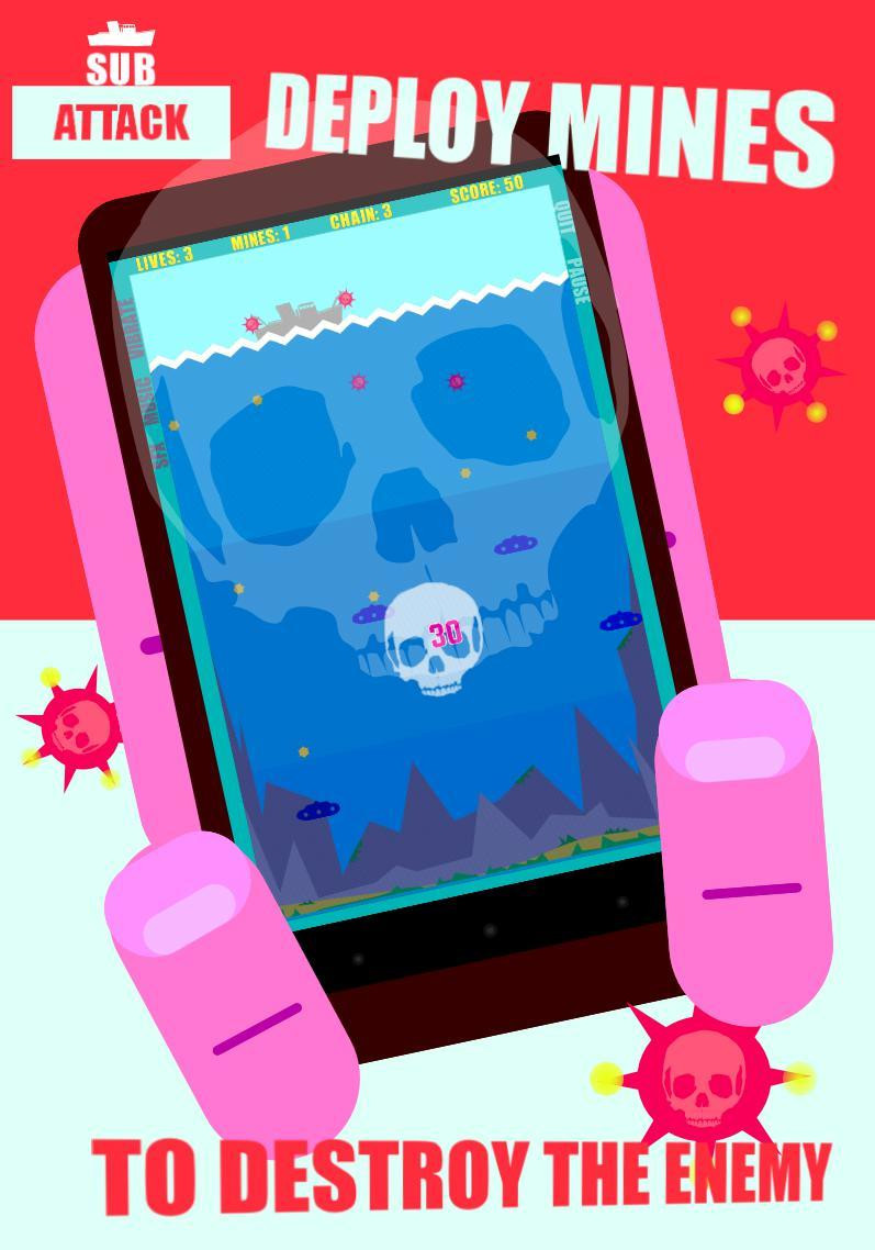 Sub Attack (itch) - кадр 2