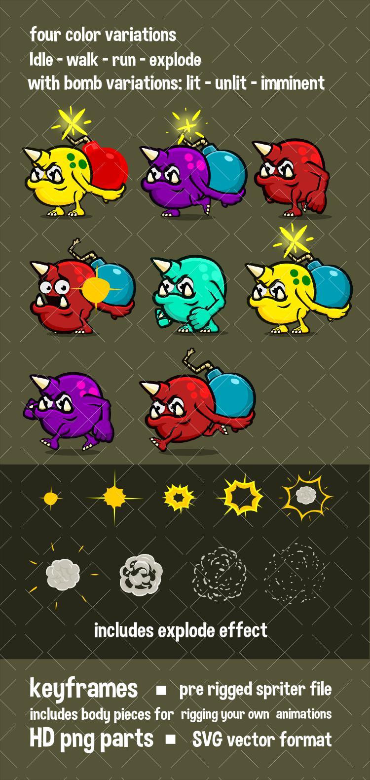 Bombing monster 2 (itch) - кадр 1