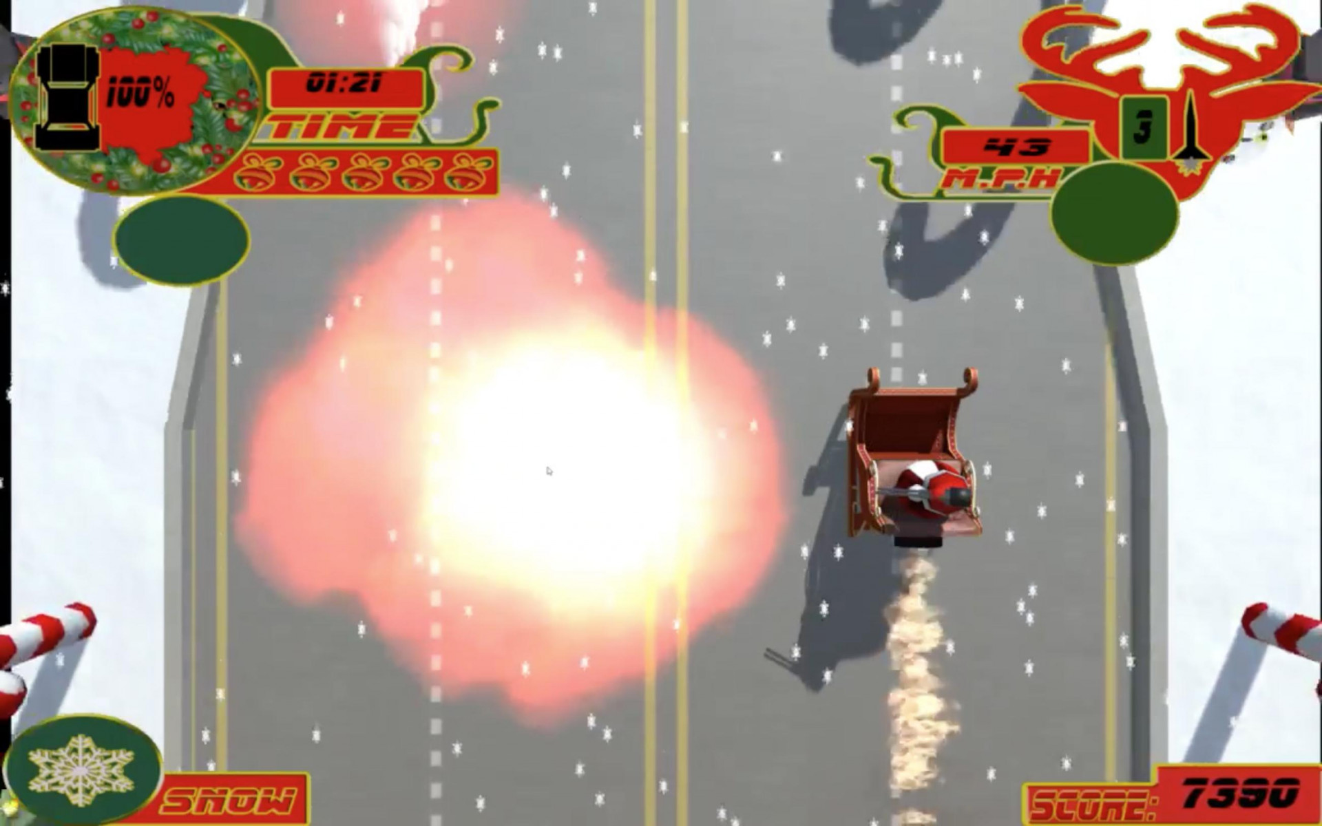 Spy Hunter - Christmas Edition (itch) - кадр 2