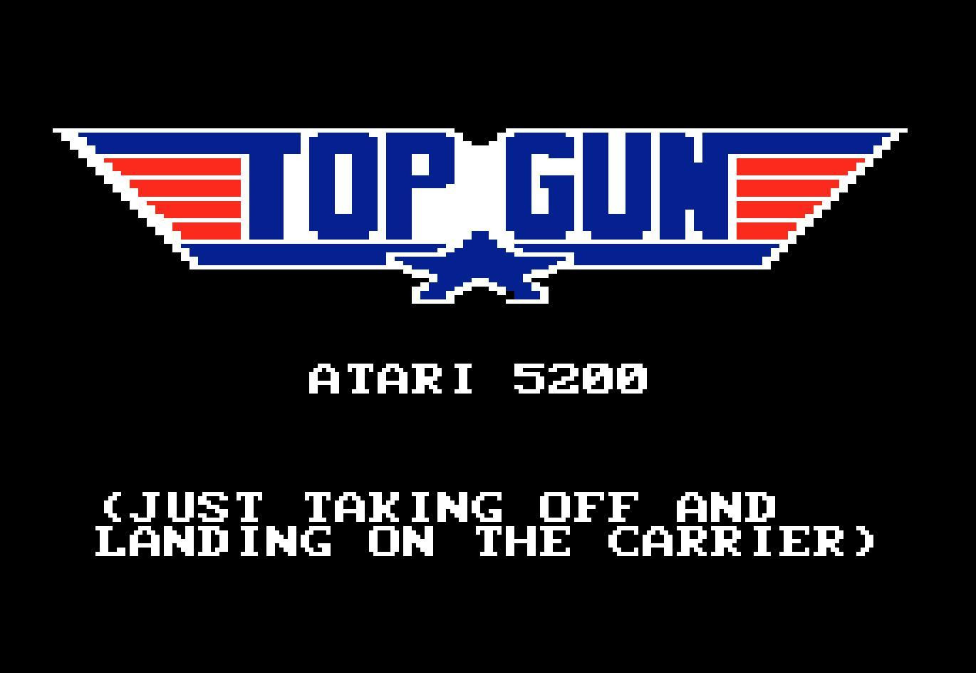 TopGun but for the Atari 5200 (itch) - кадр 1
