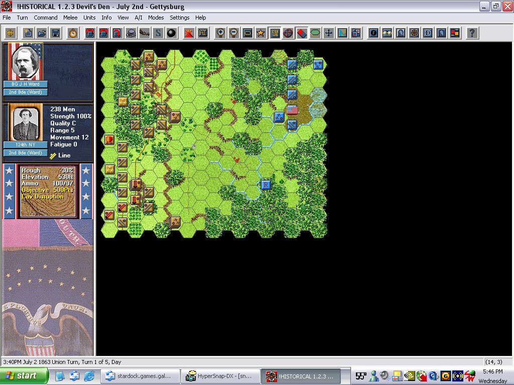 Civil War Campaigns: Campaign Gettysburg - кадр 10