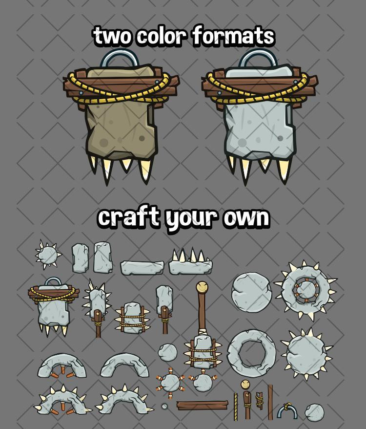Stone obstacles (itch) - кадр 1