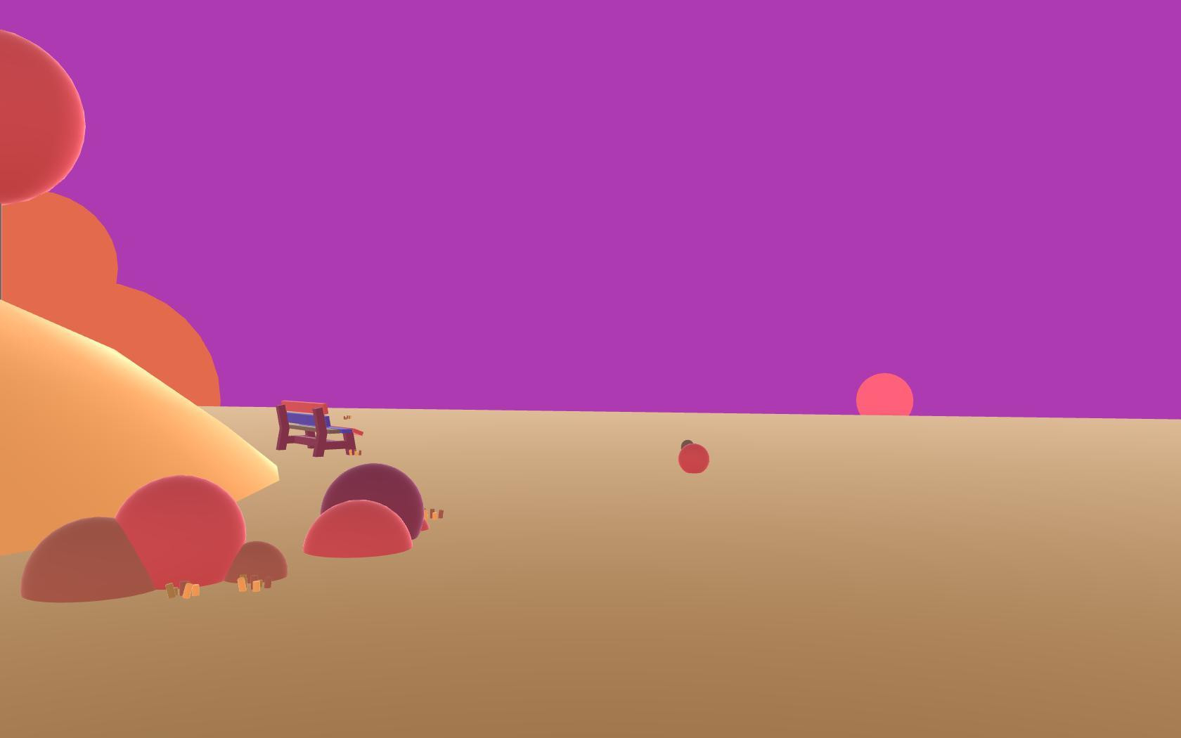 Dusk with a friend and a ball (itch) - кадр 1