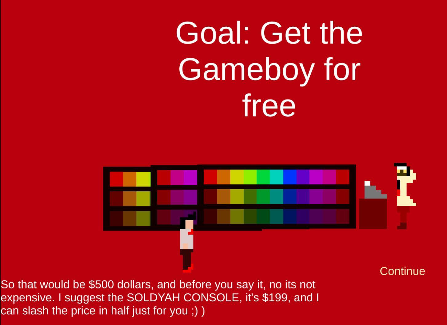 Buying a Gameboy (itch) - кадр 1