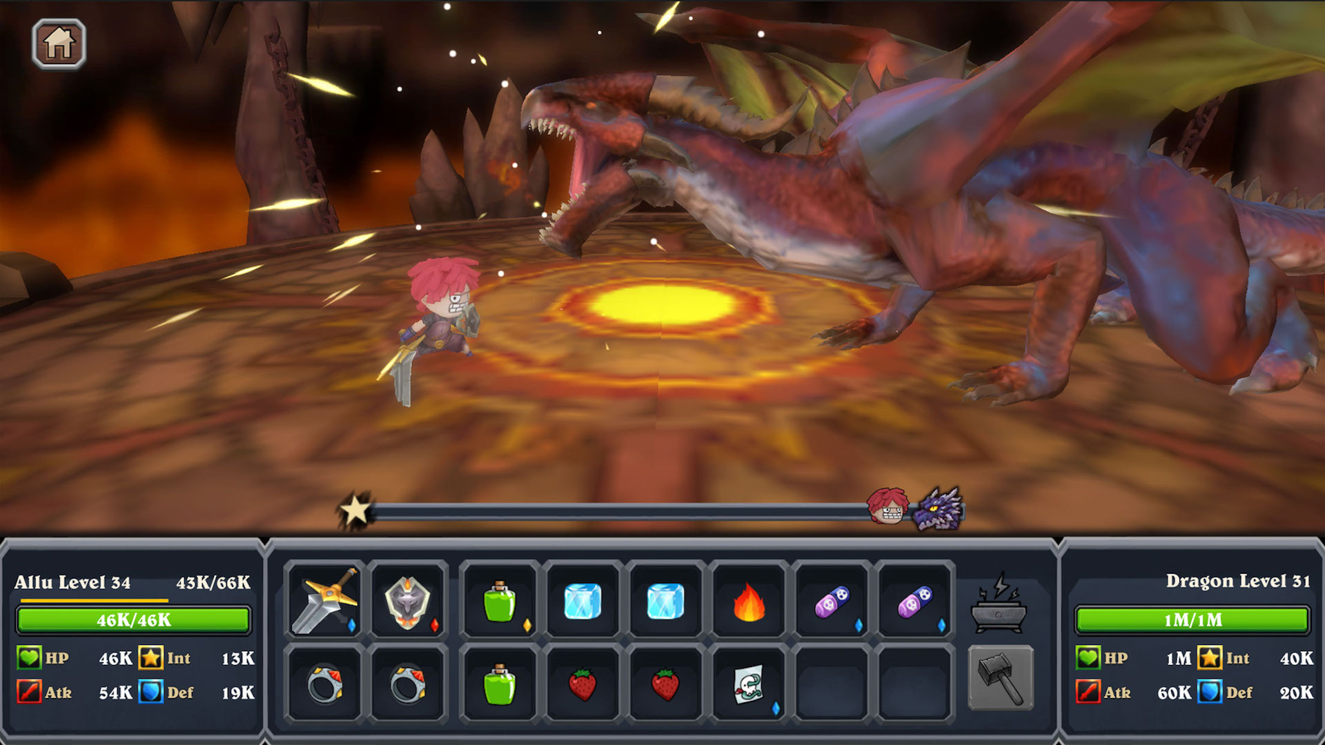 Clumsy Knights: Threats of Dragon - кадр 2