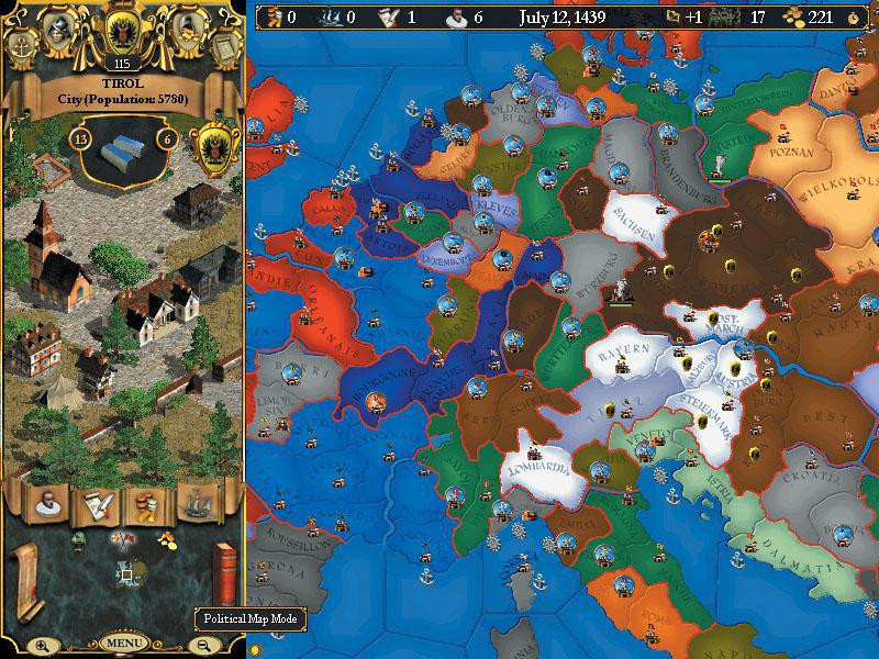 Europa Universalis 2 - кадр 13
