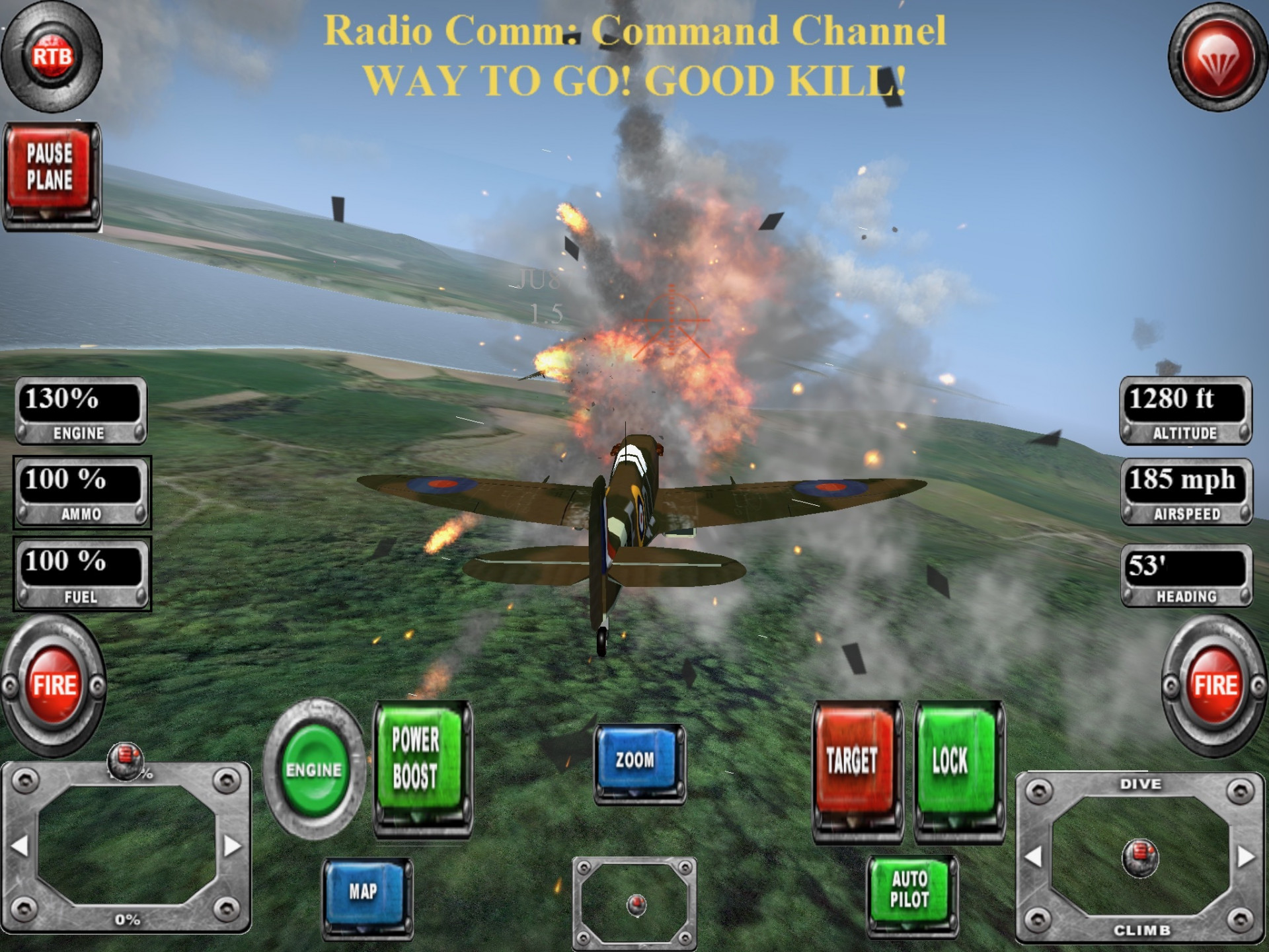 WarBirds Fighter Pilot Academy - кадр 3