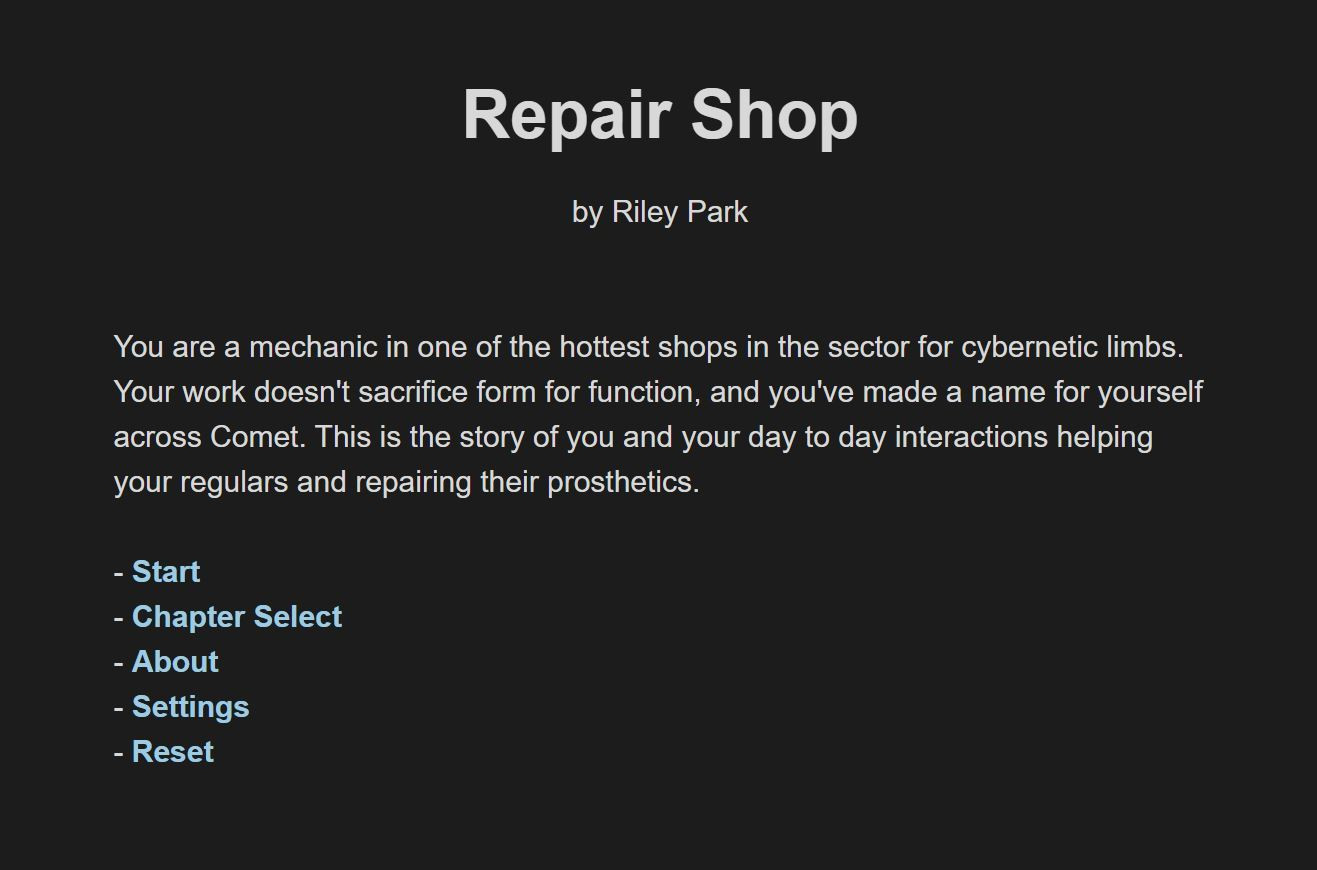 Repair Shop (itch) - кадр 2