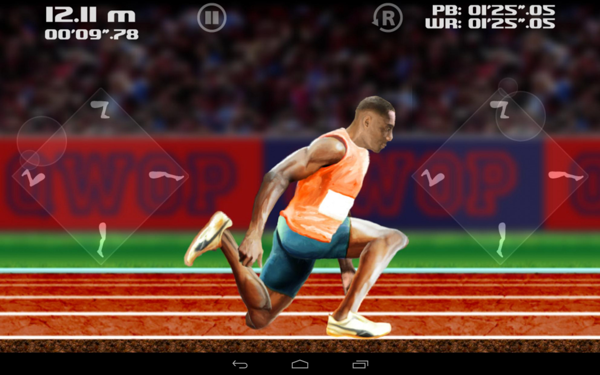 QWOP mobile - кадр 12
