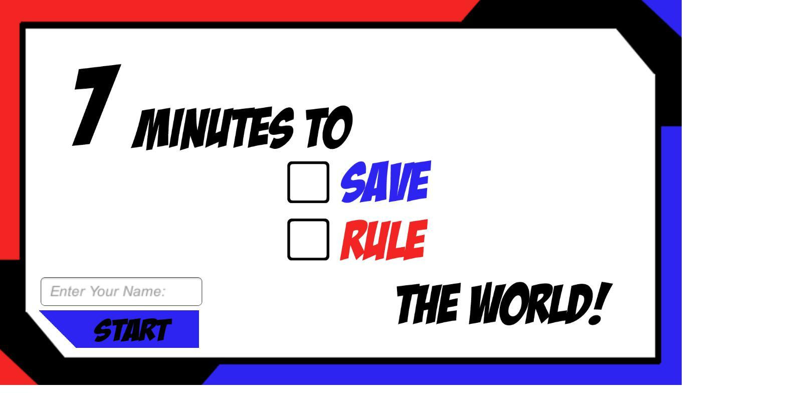 7 Minutes to _________ the World! (itch) - кадр 4