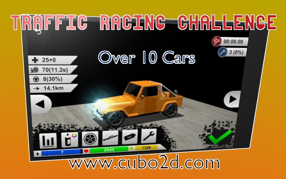 Traffic Racing Challenge (itch) - кадр 1