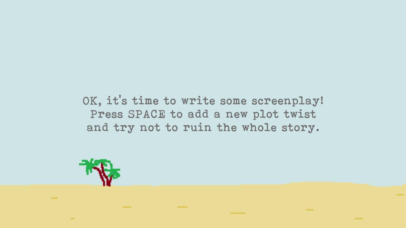 LOST Screenwriter Simulator (itch) - кадр 1
