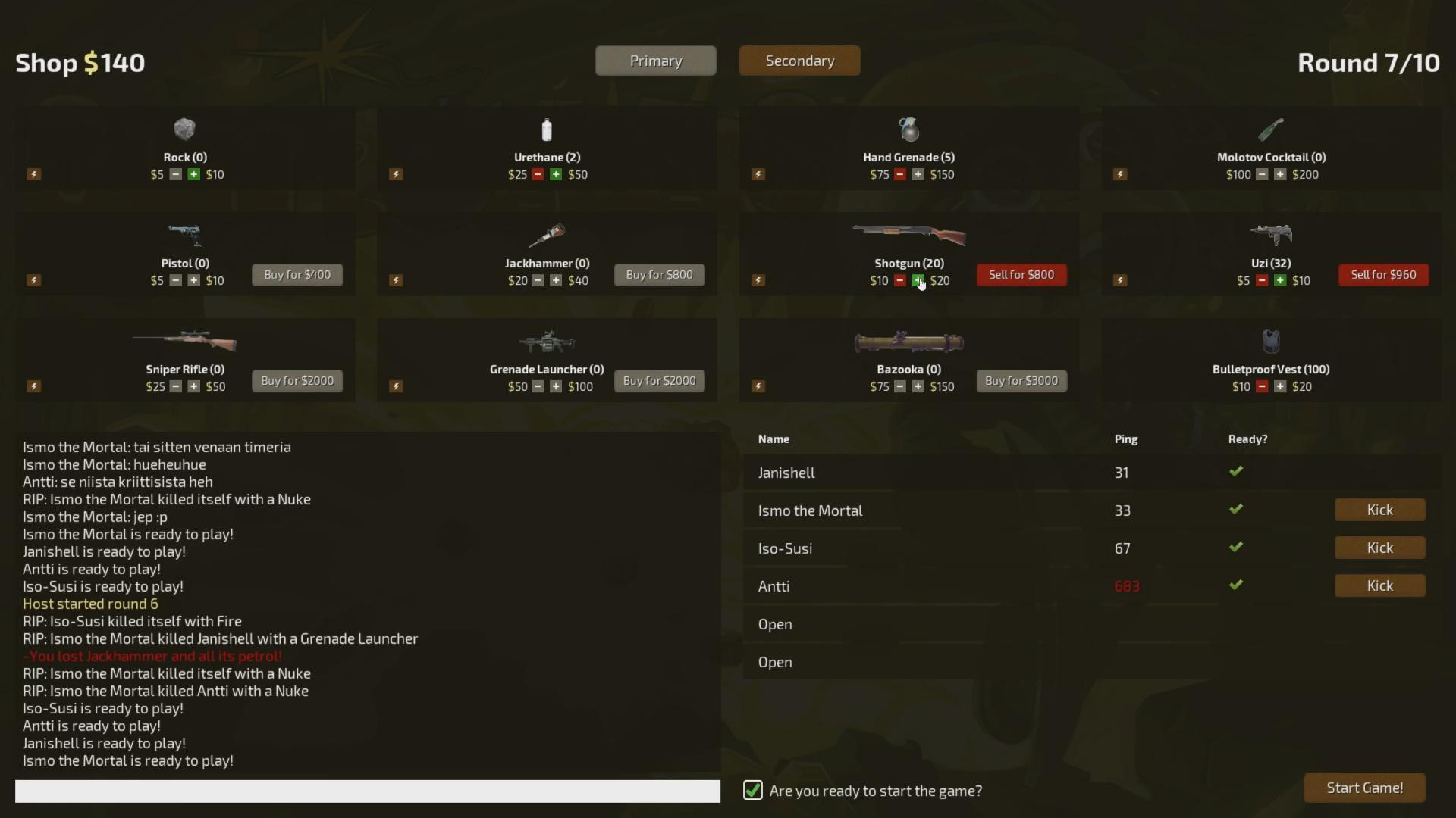 Gun Bombers (Alpha) (itch) - кадр 3