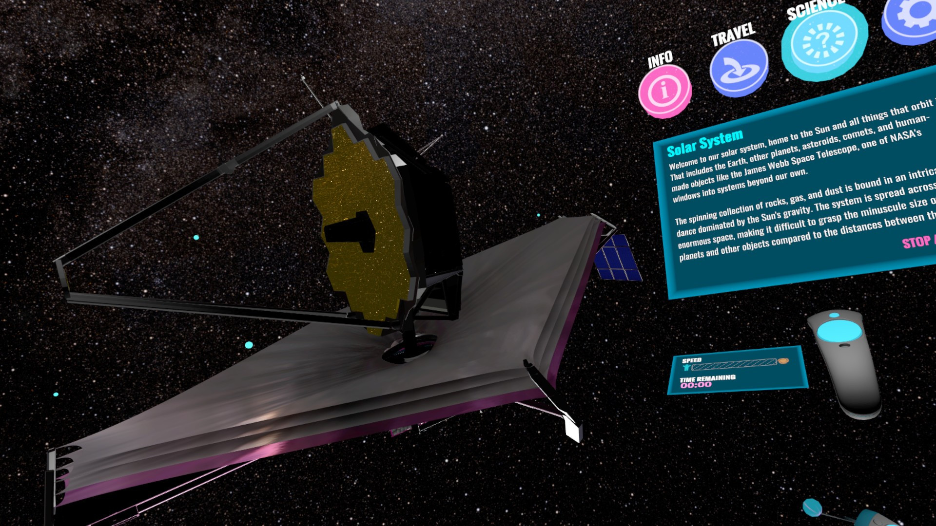 WebbVR: The James Webb Space Telescope Virtual Experience - кадр 7