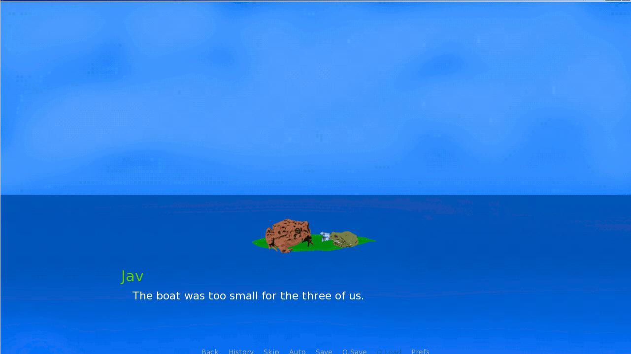 Three Drunk, Pissed–Off Frogs (itch) - кадр 2