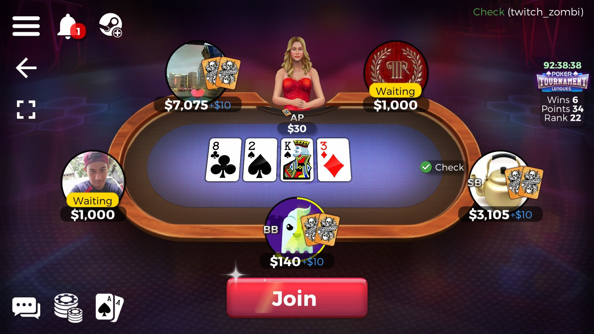 Downtown Casino: Texas Hold'em Poker - кадр 10