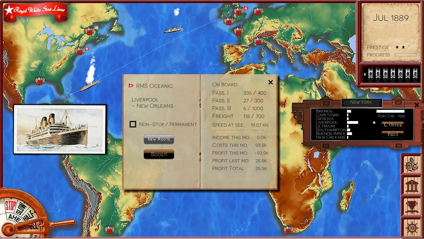 Transatlantic Liners 1889 (itch) - кадр 2