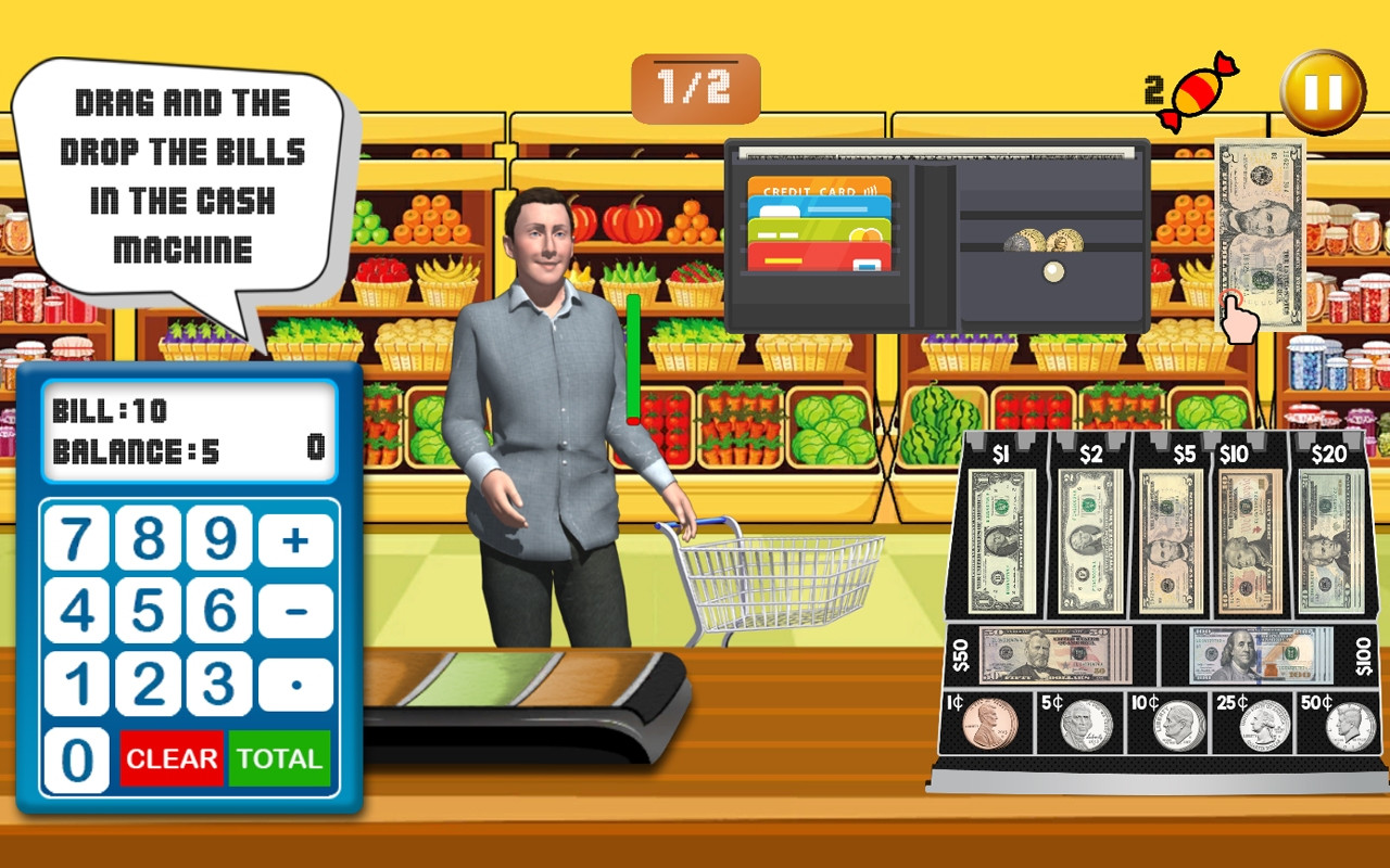 Supermarket Store Cashier – Kids Shopping Game (itch) - кадр 3